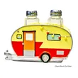 VINTAGE CAMPER S&amp;P HOLDER ASST